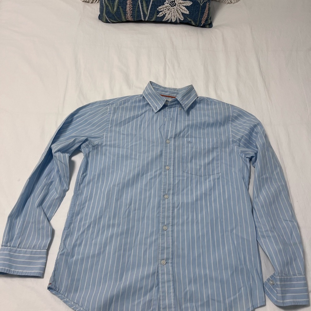 Men's Blue Striped Shirt